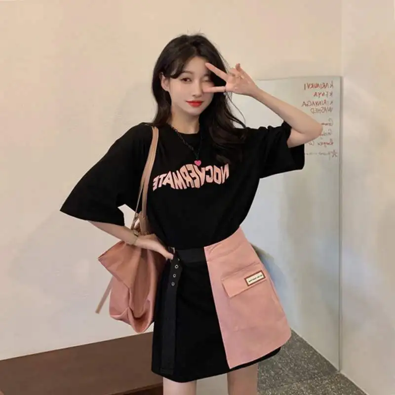 Kids Clothing Set Kids T Shirt Girls Clothing Set Boys Clothing Set Kids Sweatshirt Set 15 16 17 18 Years Old Kid Teens Summer Student Kid Child Set Women O-neck T-shirt Dress Casual Short Sleeve Dress Outfits Suit
