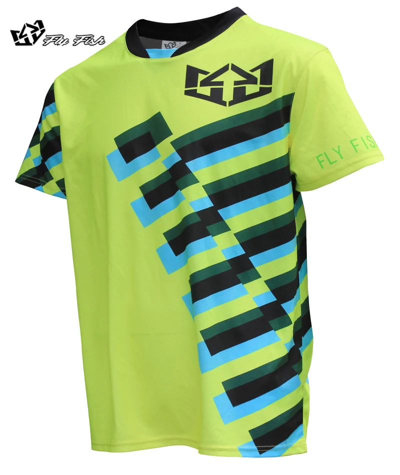 2018 Мужская футболка для езды на мотоцикле и мотокроссе MTB DH MX велосипеде горных