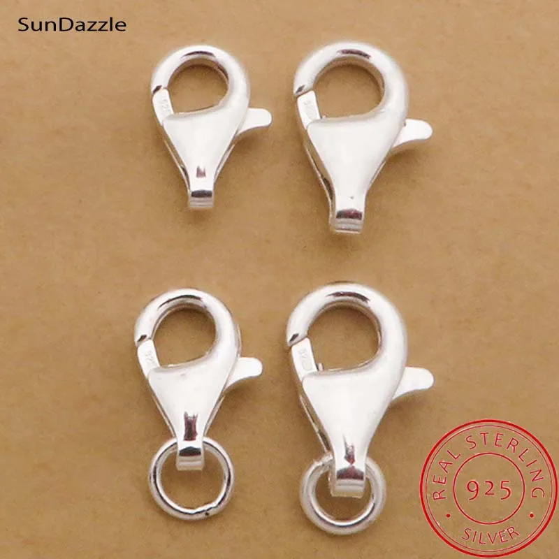 Healifty Attaches Fermoirs Métal Pinces Embouts Griffes Bracelet En Ruban Pour DIY Bijoux Fabrication Bracelets Colliers 1cm 100 Pièces (Blanc