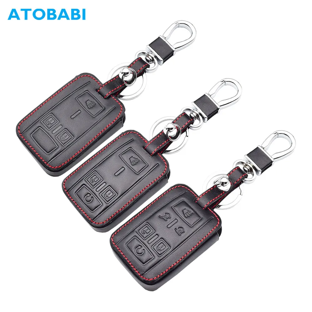 Кожаный чехол для ключей автомобиля GMC Sierra Canyon Chevrolet Colorado Silverado Smart Keyless