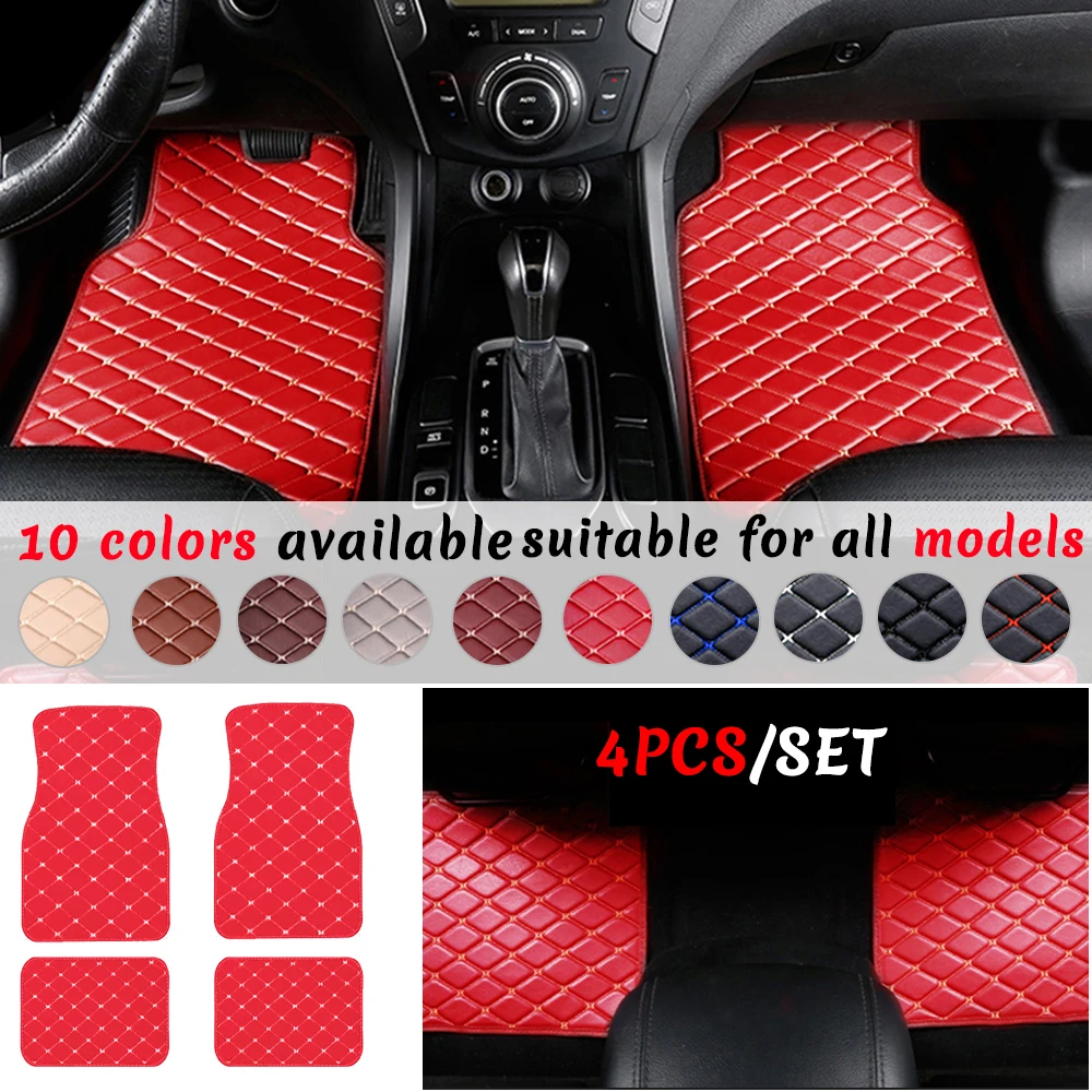 

4pcs Auto Foot Pads For Nissan Qashqai X Trail 350z Altima Juke Lannia Nv200 Pathfinder Rogue Sentra Serena 2016 Car Floor Mats