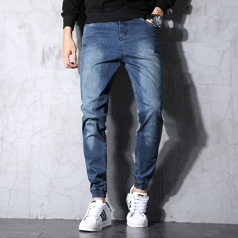 80% OFF Japanese Style Fashion Men Jeans Vintage Designer Cargo Pants Harem Trousers Black Gray Blue Hip Hop Jeans Men Joggers Pants