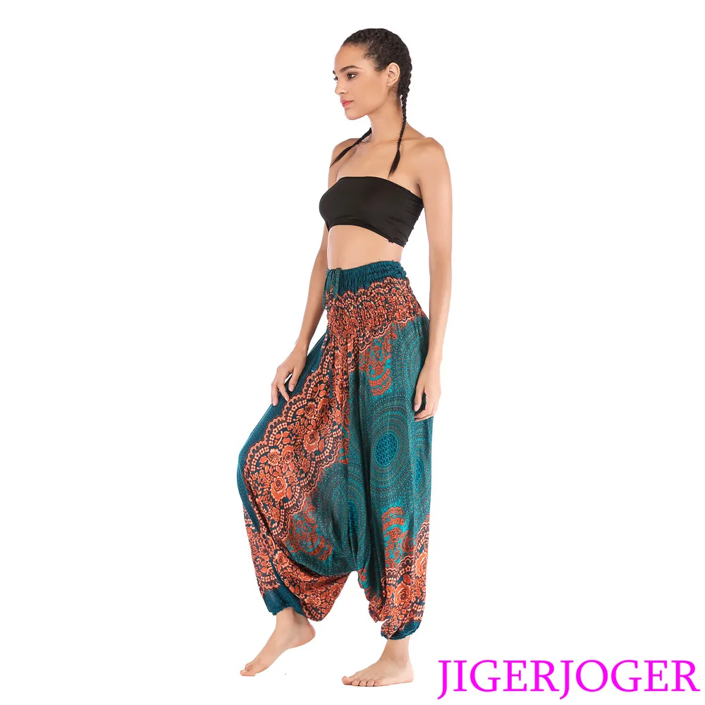 BRMJ005 Big Round Mandala Jumpsuit Teal Blue (3)