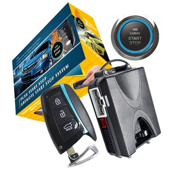 

cardot Remote Start Car Alarm System Engine Push Button Start Stop Keyless Entry System