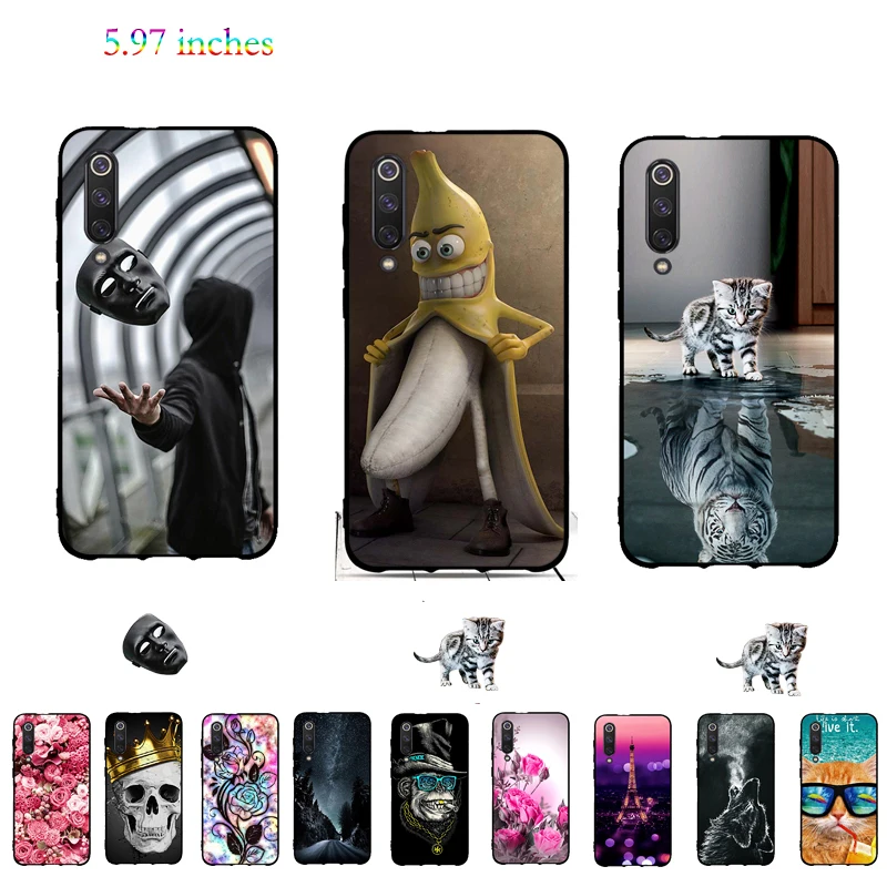 

Luxury Case Cover For Xiaomi Mi 9 SE Cover Coque Soft TPU Silicone Fundas For Xiaomi Mi 9 SE Bumper For Xiaomi Mi 9 SE Covers