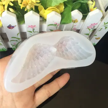 

Handmade Angel Wings Pendant Silicone Resin Mold Epoxy Resin Jewelry Making Tool Dried Flower Resin Decorative DIY Hand Crafts