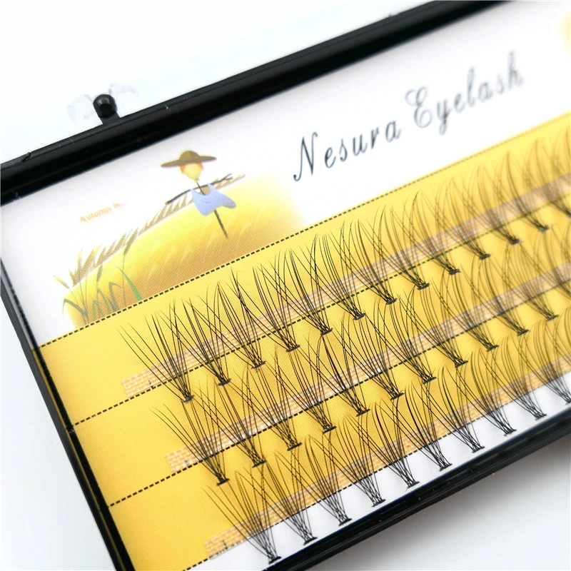 1 box of 60 grafted eyelashes dancing artificially made false thick eyelash tools makeup gifts | Красота и здоровье