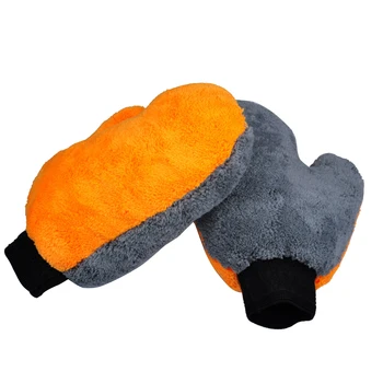 

Car Cleaning Brush Cleaner Tools Microfiber Super Clean Car Windows Double Sided Coral Velvet Cleaning Gloves