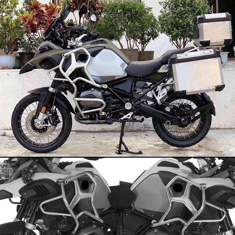 오토바이 탱크 가드 크래시 바 엔진 상부 범퍼 보호대 익스텐션, BMW R1200GS 어드벤처 R1200GSA LC ADV 2014-2020 2021