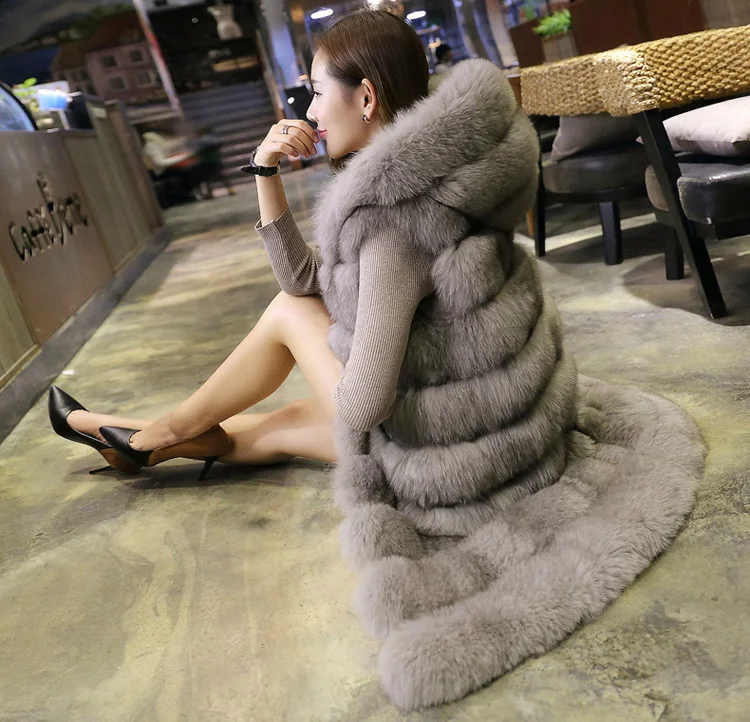 Осенне-зимние женские шубы из искусственного меха 2019 повседневные однотонные Длинные куртки пальто модное винтажное теплое меховое