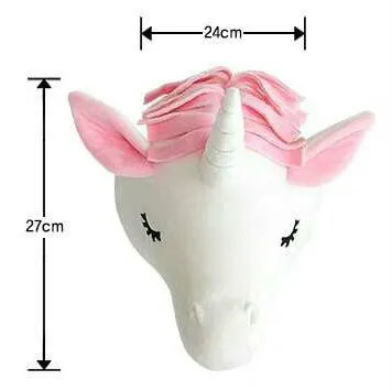 Horse Ins 3D Животные головы настенный Декор Кролик Слон Олень конные головы украшение комнаты для детей Детская комната Декор - Цвет: Horse