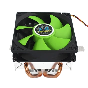 

LANSHUO 2 Copper Tube Downward Blowing Type 775AMD1155 Desktop Computer Radiator (209 Horizontal Tower 3 Wires Without Light)
