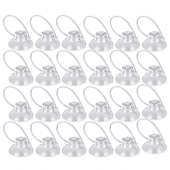 

Aquarium Suction Cup-24 Piece Fish Tank Suction Cup Aquarium Suction Cup Clip Suction Hook with Adjustable Cable Tie