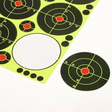

90Pcs 3g Shooting Targets For Fluorescent Shooting Gun Target Paper Inch Targets Reactive Splatter