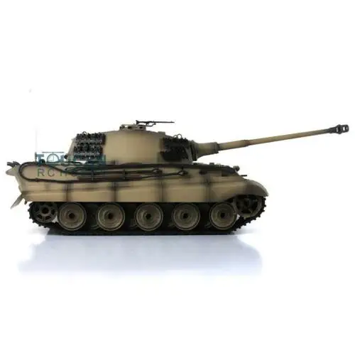 

HengLong Yellow 1/16 Scale King Tiger Upgraded Metal RC Tank Metal Tracks 3888A
