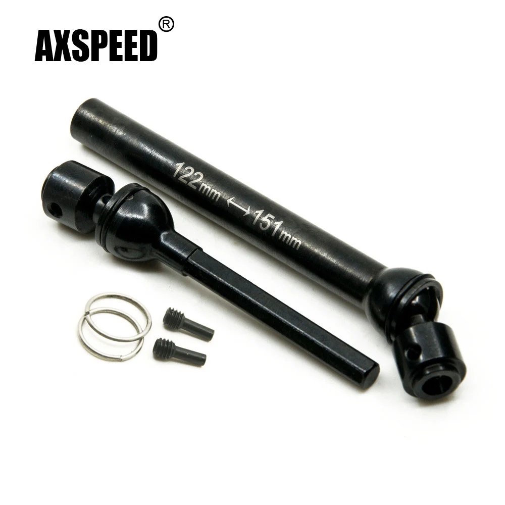 Универсальный приводной вал AXSPEED из нержавеющей стали 2 шт. 88 ~ 115 мм 100-135 110 140 122 151