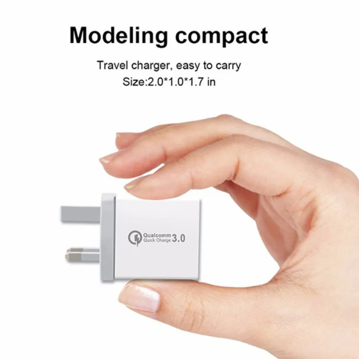 3 порта быстрое зарядное устройство QC 3,0 30 Вт USB зарядное устройство для iPhone X 8 iPad samsung S9 huawei Xiaomi Hi 888