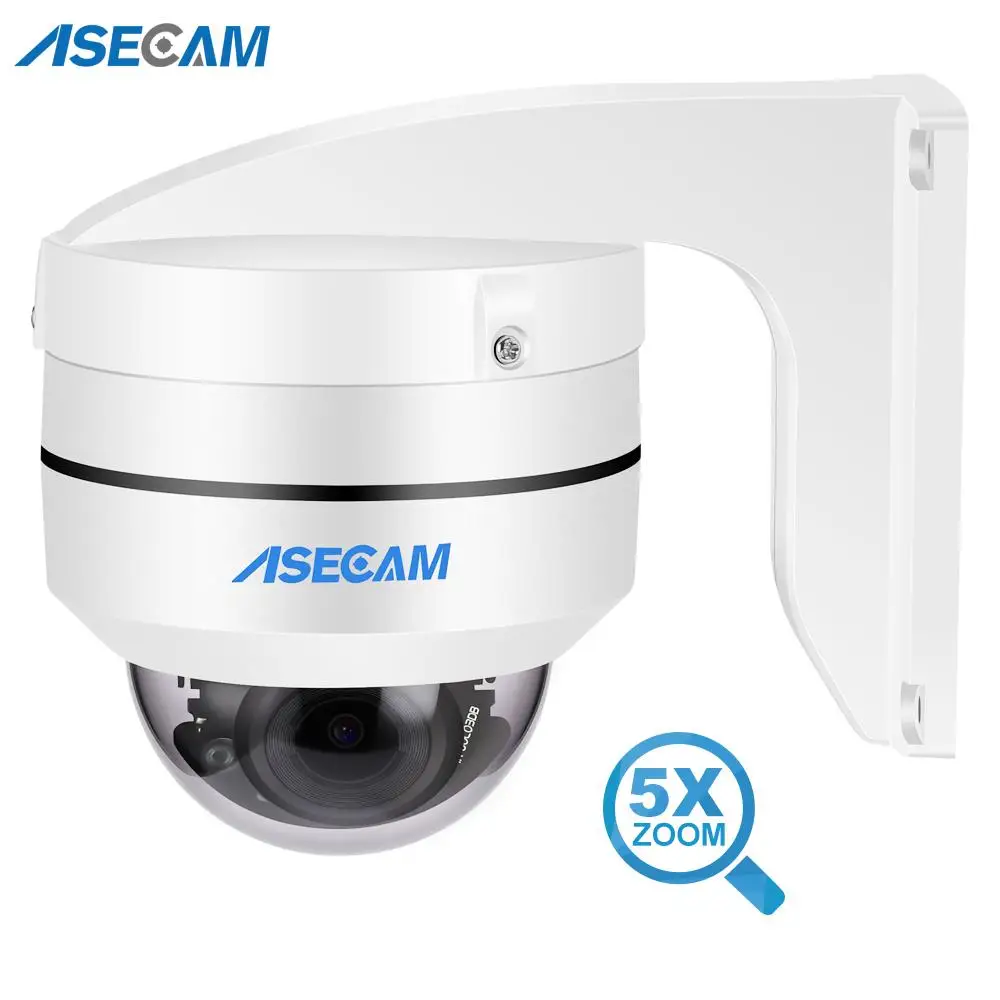 Hikvision совместимый 5MP PTZ IP Камера уличная купольная камера Onvif PoE ИК авто зум CCTV