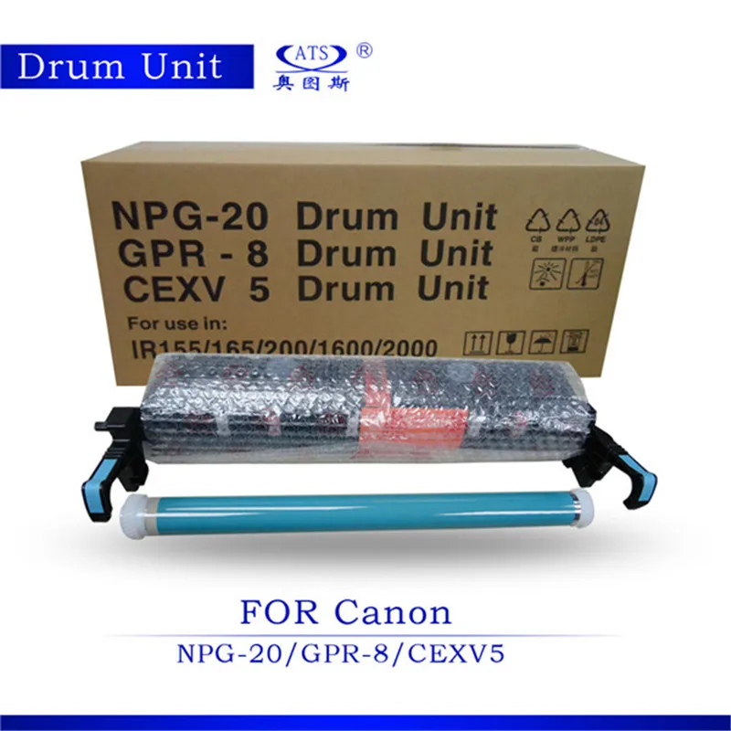 

1PC Drum Unit Kit For Canon IR155 IR165 IR200 IR1600 IR1610 IR2000 IR2010 GPR-8 NPG-20 C-EXV5 Copier Spare Parts