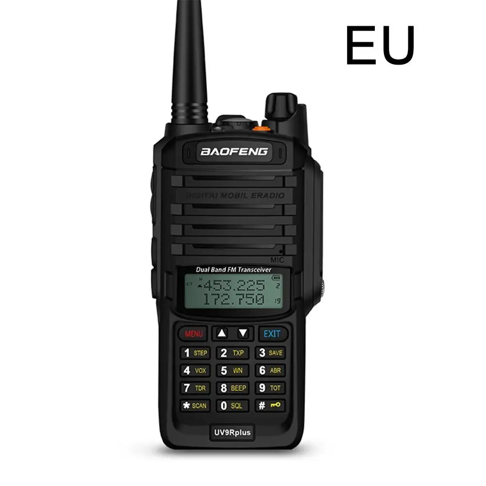 Baofeng UV-9R Plus рация Двухчастотная портативная двухсторонняя Водонепроницаемая FM регулируемая цифровой трансивер портативная рация