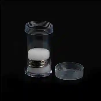 

1X 30mm Prevent Damage Tool Protective Tube Holder Transparent Plastic Coins Storage Tube Coins Collect