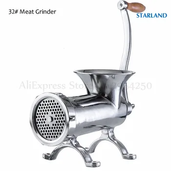 

32 Type Manual Meat Grinder Heavy Duty Sausage Mincer Machine Table Crank Tool Chicken Duck Fishes Cutter Machine Hand-operated