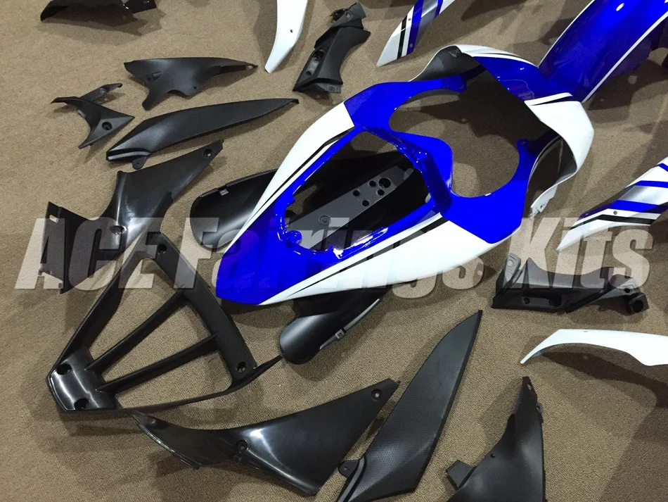 4 подарка ABS прессформы мотоцикла Обтекатели наборы подходят для Yamaha YZF-1000-R1 2004 2005 2006 04 05 06 обтекатель кузова набор синий белый