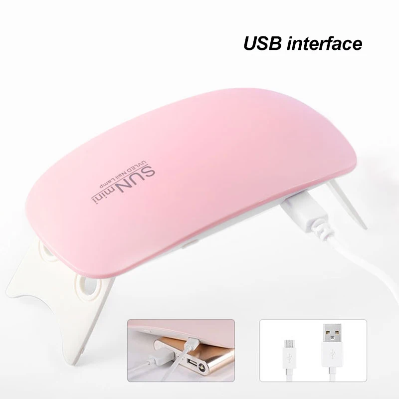 45 s/60 stimer Светодиодная лампа для сушки ногтей Портативный Usb Источник питания УФ-Сушилка для ногтей светильник быстросохнущие ногти гель-Маникюр для дизайна ногтей