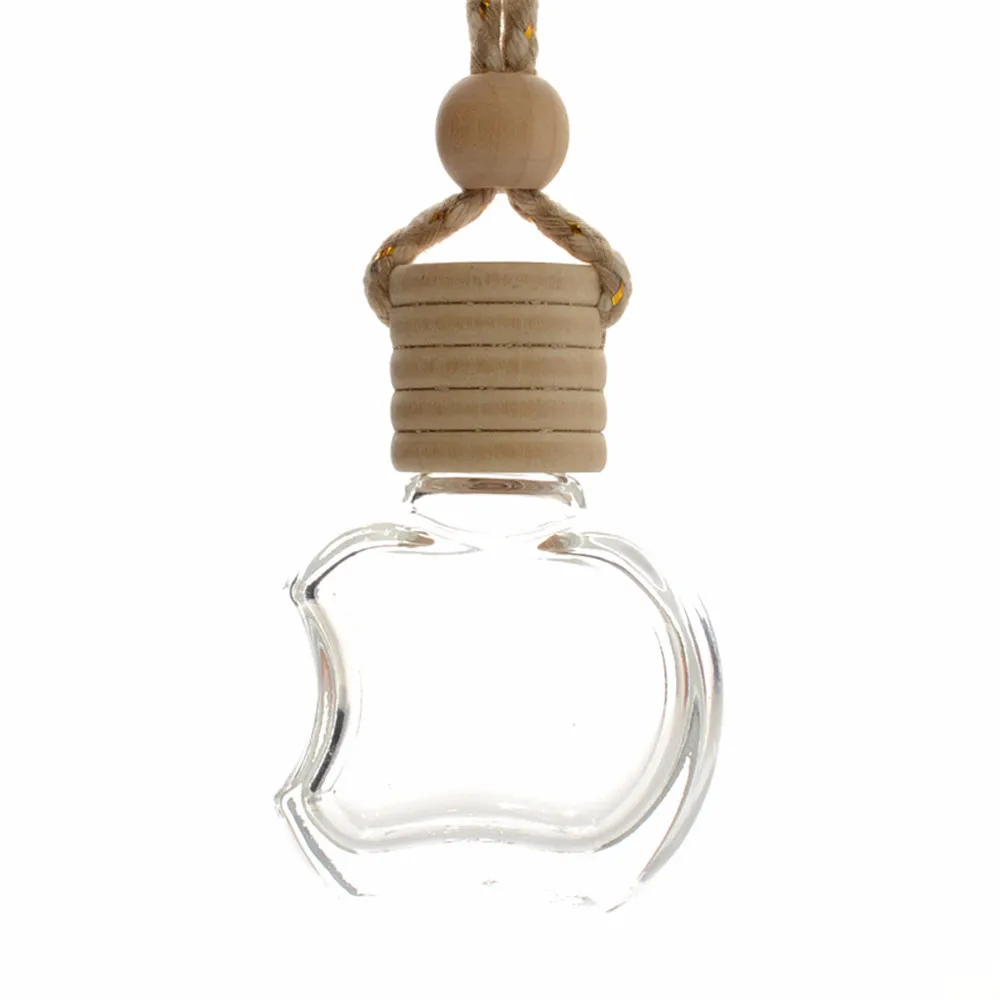 

10 ML Portable Refillable Perfume Bottle Mini Glass Car Perfume Pendant Empty Bottle Indoor Hanging Air Purification Container