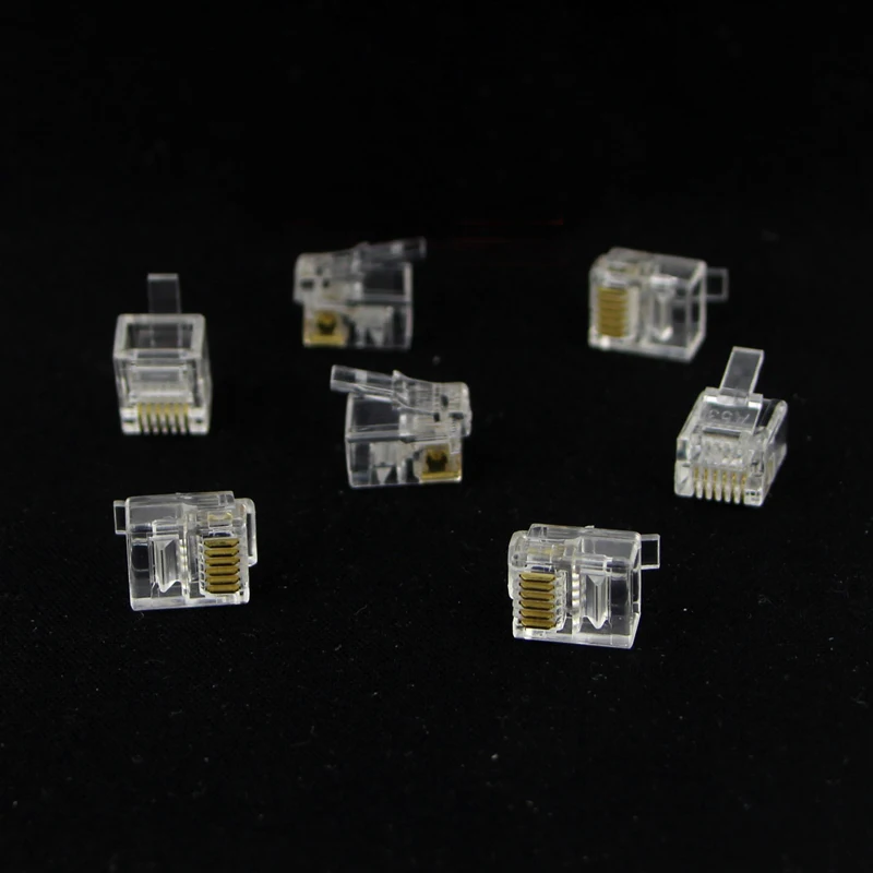 Connettore Di Ricambio A 6 Pin Crystal Plug Per Yaesu Ft-7800R 7900R 8800R 8900R 1900R 2900R 1802 7800 8800 Radio Mh-42B6J Ptt Mic