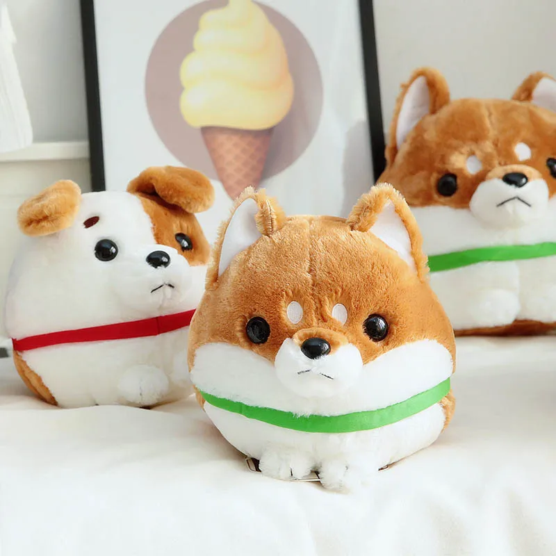 Kawaii Шиба ину собака плюшевая игрушка животное собака плюшевая кукла подушка украшение дома подарок для детей