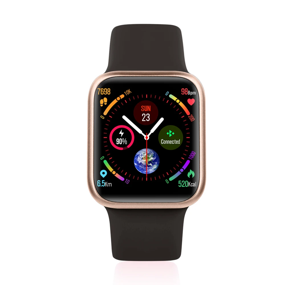 

New P90 sport smart bracelet is with 38mm Apple strap IP68 waterproof watch for Android IOS smart watch PK P70 heart rate blood
