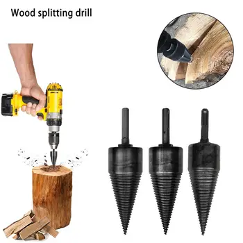 

Wood Splitting Cone Firewood Splitter Drill Bit Log Splitter Screw Cone For Wood Breaking