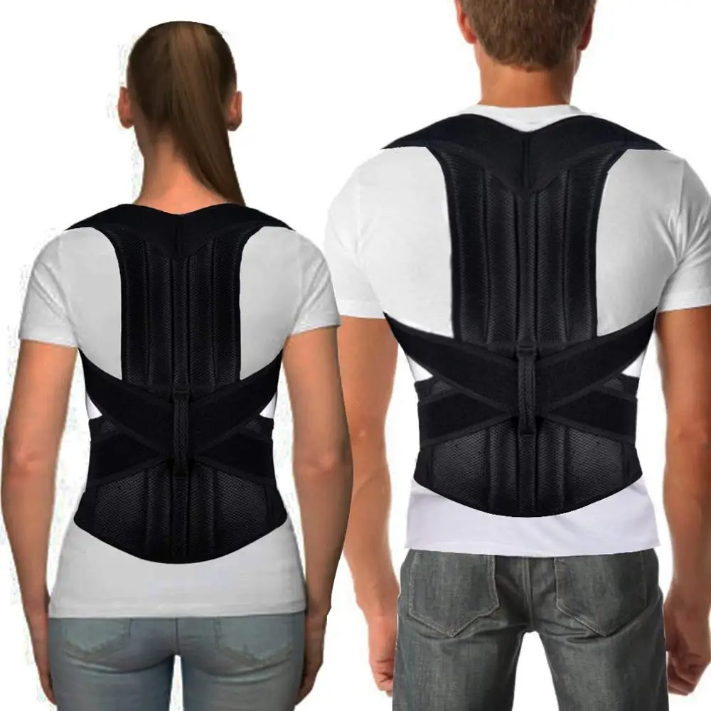 Back Brace Posture Corrector for Kids Men and Women Adjustable Upper & Lower Spine Lumbar Support Comfortable | Красота и здоровье