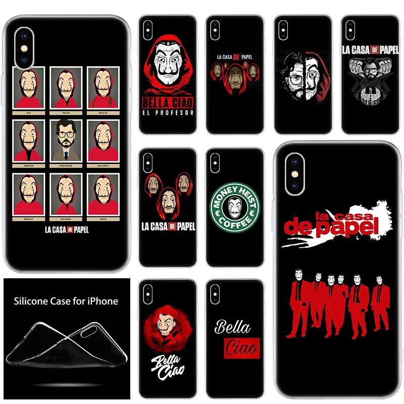 Роскошный силиконовый чехол для телефона в стиле Испания ТВ La Casa de papel Apple iPhone 11 Pro