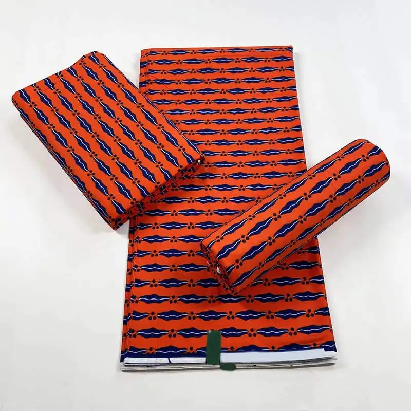 New Design Best Quality Guaranteed Veritable Wax 6 Yards/lot African Ankara Real Wax Cotton Print Fabric. 10272