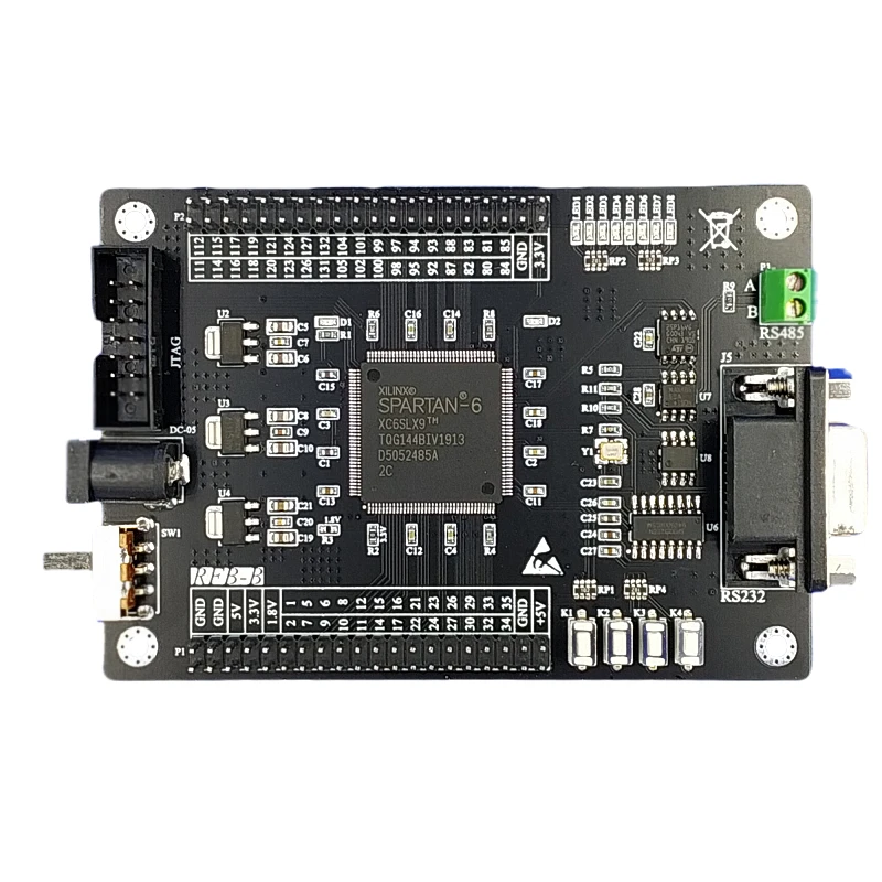 

FPGA Development Board Xilinx Spartan6 XC6SLX9 M25P16 RS485 RS232 RFB-B