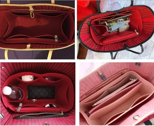NeverFull PM мм GM фетровая тканевая вставка Speedy сумка органайзер для макияжа сумочка органайзер для путешествий Внутренний кошелек детская косметичка сумка для мамы