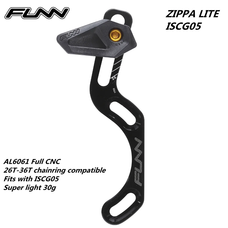 FUNN-ZIPPA LITE MTB Bicycle Full CNC Super Light Chain GUIDE