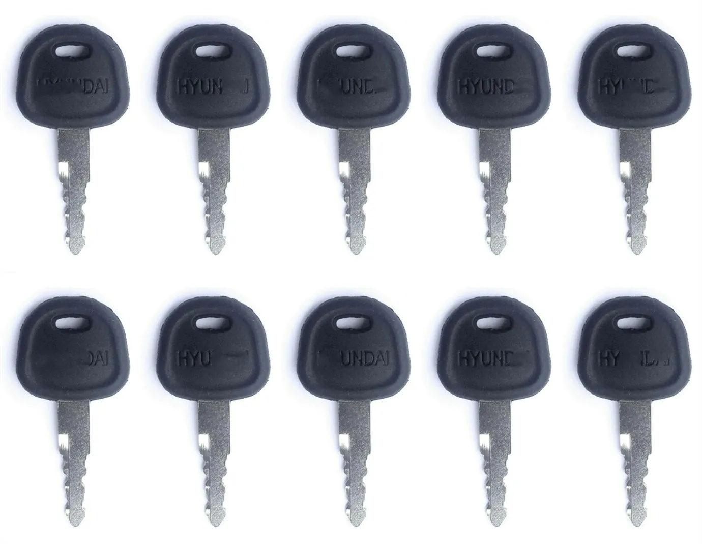 10keys For Hyundai Heavy Equipment Ignition Key 21N4-10400K