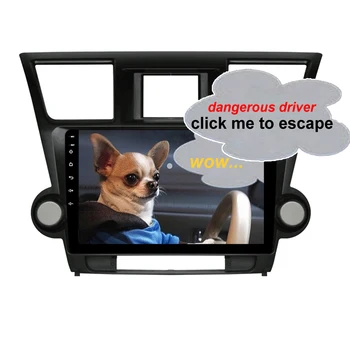 

Car Android 9.0 Player for Toyota Highlander 2013 tape recorder 4G Lte sim card Bluetooth GPS Radio Head Unit 2.5D IPS screen