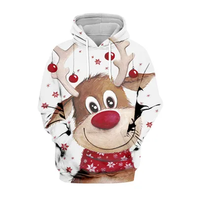 Hoodies PLstar Cosmos merry christmas santa claus Повседневная Толстовка с 3D принтом/Толстовка/куртка/Мужская Женская цветная забавная стильная-4 - Цвет: Hoodies