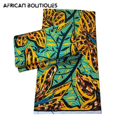 Tissu ciré Ankara 2021 coton, 6 yards, nouveau style, tissu africain de haute qualité, Wax imprimé, Ghana, Nigeria, 100% 