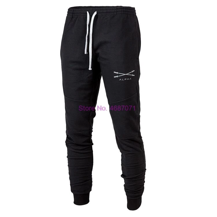 By DHL 10pcs Sport Men Run Jogging Pants Cotton Trackpants Running Fitness Training Trousers Bodybuilding Sweatpants | Спорт и
