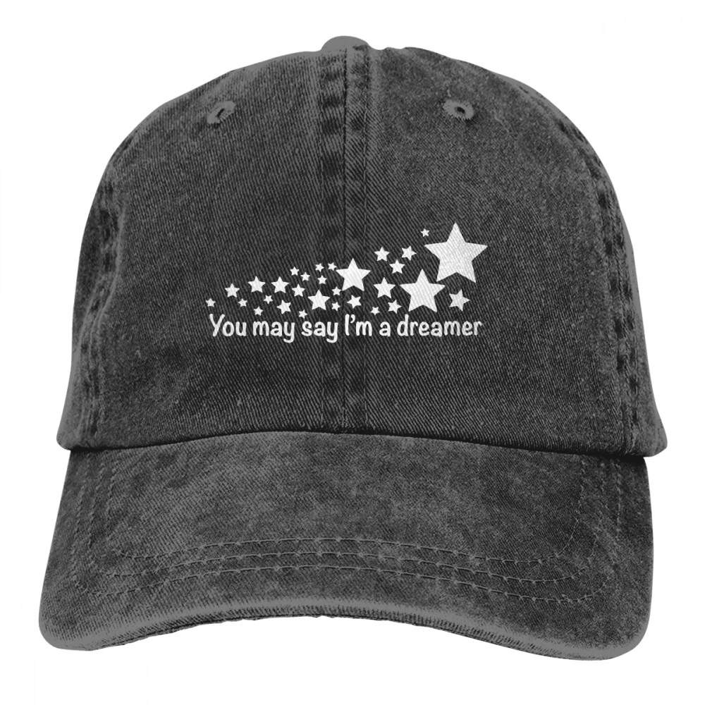 Вы можете сказать, что я Dreamer Casquette черные унисекс Мужские Женские джинсовые бейсболка с ремешком кепки Регулируемая шляпа для гольфа папа
