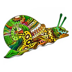 New Rainbow Jigsaw De Madeira Do Ofício Colorido Brinquedo Caracol 100 200 300 Peças Em Forma de Quebra cabeças De Madeira Original para o Menino Menina Crianças Presente de Natal