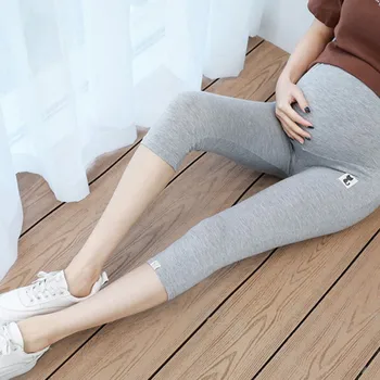 

2020 Summer Soft Trousers Maternity Pants Pregnant Clothing Short Pregnancy Cartoon cat Goods women Clothes overalls Plus Size