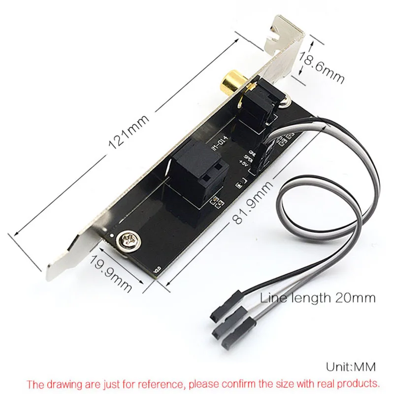 24BIT192KHz SPDIF дочерняя карта оптический волоконный коаксиальный цифровая звуковая карта Baffle DAC DTS декодер для общей материнской платы