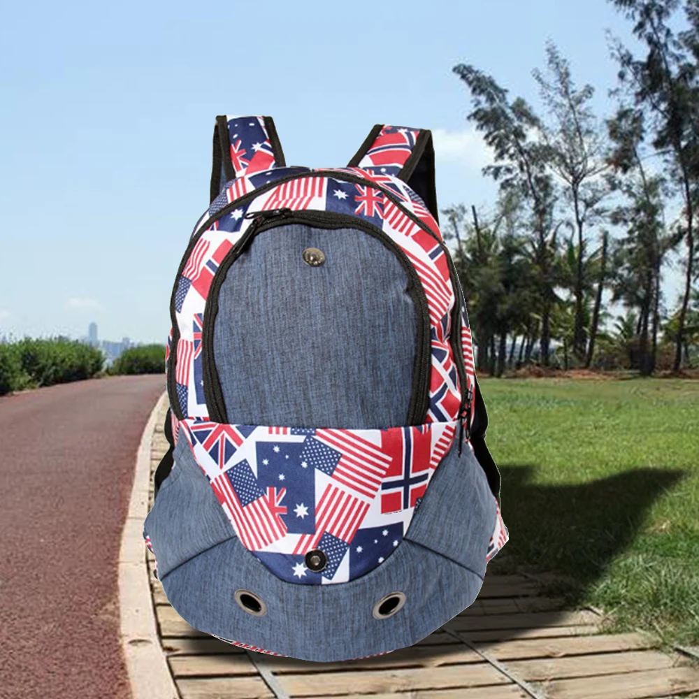 

Outdoor Pet Dog Carrier Bag Travel Breathable Adjustable Backpack Front Bag Cat Shoulder Bag Cloth Adjustable Straps New O23