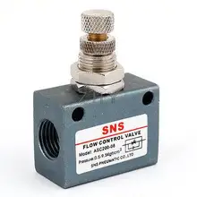 ASC200-08 1/4 NPT резьба Диаметр металла односторонний пневматический клапан управления потоком